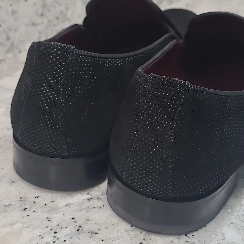 Mezlan Custom Collection Suede Textured Loafers - Picture 6 of 10
